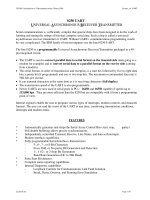 LECTURE 16 8250 UART : UNIVERSAL ASYNCHRONOUS RECEIVER TRANSMITTER