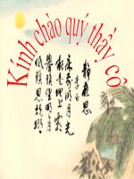 cảm nghĩ trong đêm thanh tĩnh