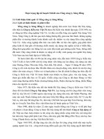 Thực trạng lập kế hoạch SXKD của Tổng công ty Sông Hồng