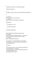 Developing a Simple Windows Application phần 2