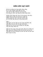 ĐIỀU ƯỚC HẠT GIẤY