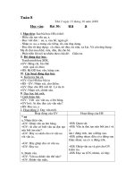 Giáo án Lớp 1 Tuần 8-Sơn