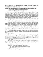 THỰC TRẠNG VỀ TIỀN LƯƠNG TIỀN THƯỞNG CỦA XÍ NGHIỆP ĐẦU MÁY HÀ NỘI