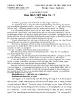 cảm nghĩ về ngày 20 -11 (HPH)