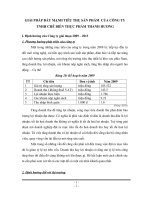 GIẢI PHÁP ĐẨY MẠNH TIÊU THỤ SẢN PHẨM  CỦA CÔNG TY TNHH CHÊ BIẾN THỰC PHẨM THANH HƯƠNG