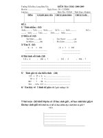 Đề thi toán 3