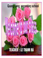 Tiet 37- On tap CB kiem tra