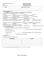 Kiểm tra hệ số 1 - tiết 29