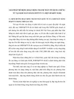 GIẢI PHÁP MỞ RỘNG HOẠT ĐỘNG THANH TOÁN TÍN DỤNG CHỨNG TỪ TẠI SGDI NGÂN HÀNG ĐTPTVN VÀ MỘT SỐ KIẾN NGHỊ