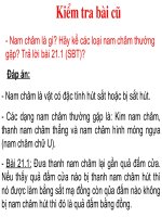 bai 23: tac dung tu cua dong dien. tu truong