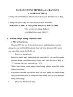 CÀI ĐẶT CHƯƠNG TRÌNH QUẢN LÍ BÁN HÀNG