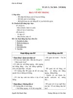 GIÁO ÁN MT TUẦN 2