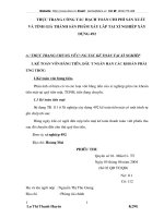 Thực trạng công tác hạch toán chi phí sản xuất và tính giá thành sản phẩm xây lắp tại xí nghiệp xây dựng 492
