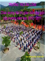 Tiết 10 Bài 8 sự vận động tự quay xung quanh mặt trời