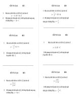 đề đại 10 - chương 2