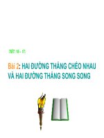 hai duong thang cheo nhau