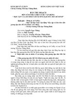 bài thu hoạch 4 năm học tập tấm gương đạo đức  Hồ Chí Minh