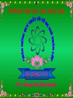 Tập đọc : Thưa chuyện với mẹ