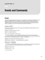Events and Commands