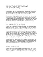 Các Nhà Văn Quốc Ngữ Tiền Phong I