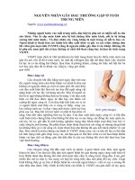 NGUYÊN NHÂN GÂY ĐAU THƯỜNG GẶP Ở TUỔI TRUNG NIÊN