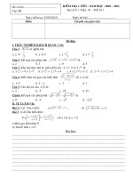 Kiểm tra c1 đại số 9