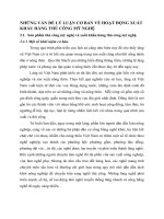 NHỮNG VẤN ĐỀ LÝ LUẬN CƠ BẢN VỀ HOẠT ĐỘNG XUẤT KHẨU HÀNG THỦ CÔNG MỸ NGHỆ