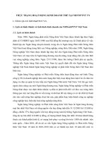 THỰC TRẠNG HOẠT ĐỘNG KINH DOANH THẺ TẠI NHNNPTNT VN