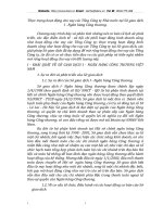 Thực trạng hoạt động cho vay các Tổng Công ty Nhà nước tại Sở giao dịch I