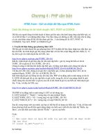 Gửi và nhận dữ liệu qua htlm from