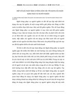 MỘT SỐ GIẢI PHÁP TĂNG CƯỜNG CÔNG TÁC TÍN DỤNG CỦA NGÂN HÀNG PHỤC VỤ NGƯỜI NGHÈO