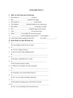 English Test 5