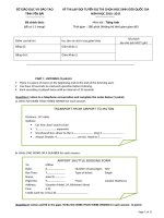 Đề thi HSG-Tiếng Anh 12 (2010-2011)