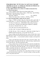 TÌNH HÌNH THỰC TẾ VỀ CÔNG TÁC KẾ TOÁN TẬP HỢP CHI PHÍ SẢN XUẤT  VÀ TÍNH GIÁ THÀNH SẢN PHẨM TẠI CÔNG TY TNHH IN THANH TÙNG