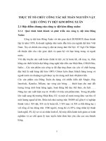 THỰC TẾ TỔ CHỨC CÔNG TÁC KẾ TOÁN NGUYÊN VẬT LIỆU CÔNG TY DỆT KIM ĐÔNG XUÂN