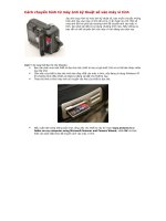 Cách chuyển hình từ máy ảnh kỹ thuật số vào máy vi tính