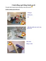 Cánh đồng ngô bằng bánh ga-tô