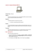 Using the Windows 2000 CLI