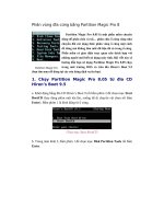 Phân vùng đĩa cứng bằng Partition Magic Pro 8