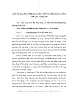 MỘT SỐ GIẢI PHÁP THÚC ĐẨY HOẠT ĐỘNG XTXK HÀNG NÔNG SẢN CỦA VIỆT NAM