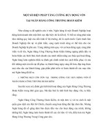 MỘT SỐ BIỆN PHÁP TĂNG CƯỜNG HUY ĐỘNG VỐN