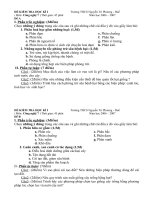 kiểm tra 1 tiết môn công nghệ 7