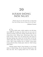 HÀNH ĐỘNG MỖI NGÀY