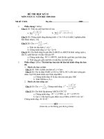 Thi thử HK II Toán_11 số 8