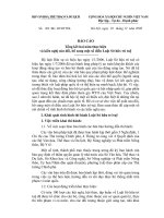 Báo cáo của bộ văn hóa, thể thao và du lịch