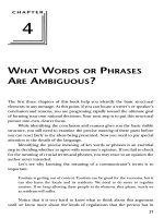 WHAT WORDS OR PHRASES ARE AMBIGUOUS