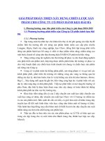 GIẢI PHÁP HOÀN THIỆN XÂY DỰNG CHIẾN LƯỢC SẢN PHẨM CHO CÔNG TY CỔ PHẦN BÁNH KẸO HẢI HÀ