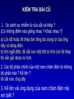 Tiết 28 Ứng dụng của NC điện (rất hay)