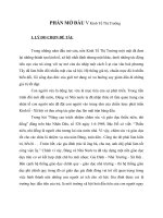 PHẦN MỞ ĐẦU V Kinh Tế Thị Trường