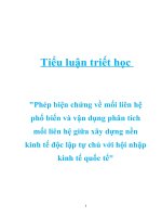 Tiểu luận triết học 